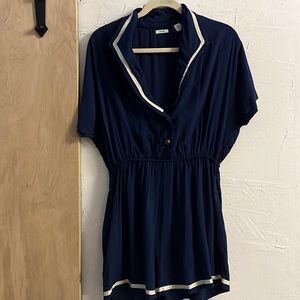 Sailor Navy romper. nautical boat outfit